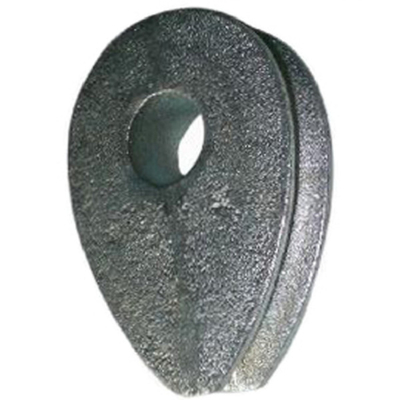 DIN3091 와이어 로프 케이블 크로스비 단단한 골무 M8에게 M40 0.122 - 12.74 Kg / Pc